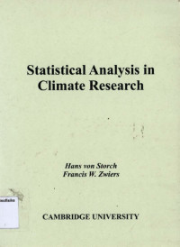 Image of STATISTICAL ANALYSIS IN CLIMATE RESEARCH