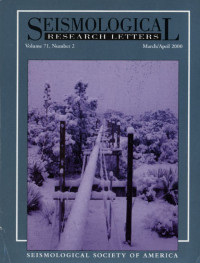 Image of Seismological Research Letters Volume 71, Number 2