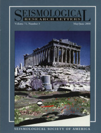 Image of Seismological Research Letters Volume 71, Number 3