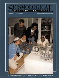 Image of Seismological Research Letters Volume 71, Number 5