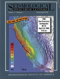 Image of Seismological Research Letters Volume 77 Number 2
