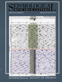 Image of Seismological Research Letters Volume 84 Number 1