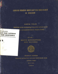 Image of Simulasi Numerik Angin Laut dan Angin Darat di Semarang