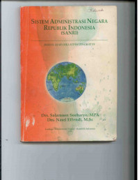 Image of Sistem Administrasi Negara Republik Indonesia (SANKRI)Bahan Ajar Tingkat IV