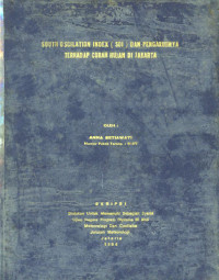 Image of South Oscilation Index (SOI) dan Pengaruhnya Terhadap Curah Hujan di Jakarta