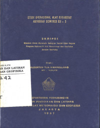 Image of Studi Operasional Alat Gaya Berat Autograv Scintrex CG - 3