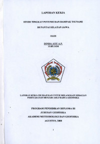 Image of Studi Tingkat Potensi dan Dampak Tsunami di Pantai Selatan Jawa