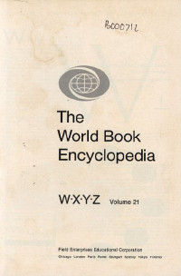 Image of The Word Book Encyclopedia W-X-Y-Z Volume 21