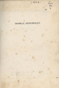 Image of Tropical Meterology