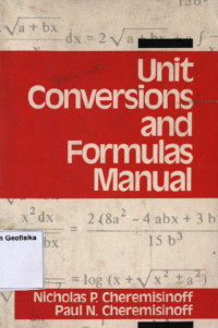 Image of Unit Conversions and Formulas Manual