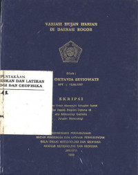 Image of Variasi Hujan Harian Di Daerah Bogor