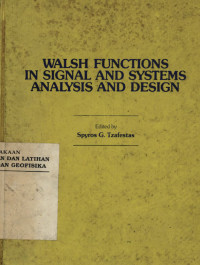 Image of Walsh Functions In Signal and Systems Analysis and Design