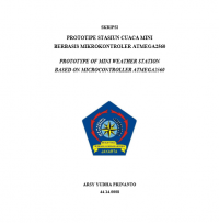 Image of JURNAL PROTOTIPE THERMOHYGROMETER DIGITAL DENGAN SENSOR SHT10 BERBASIS MIKROKONTROLER MEGA2560 MENGGUNAKAN LABVIEW