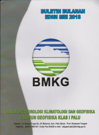 Image of BULETIN BULANAN STASIUN GEOFISIKA ANGKASAPURA-JAYAPURA JANUARI 2018