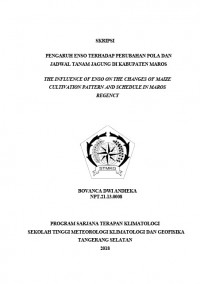 Image of PENGARUH ENSO TERHADAP PERUBAHAN POLA DAN JADWAL TANAM JAGUNG DI KABUPATEN MAROS
