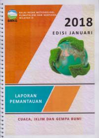 Image of LAPORAN PEMANTAUAN CUACA, IKLIM DAN GEMPABUMI JANUARI 2018
