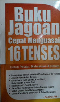 Image of buku jagoan cepat menguasai 16 tenses