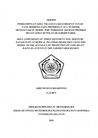 Image of SENSITIVITAS PARAMETERISASI KUMULUS MODEL WRF-ARW UNTUK PREDIKSI HUJAN DI WILAYAH SORONG