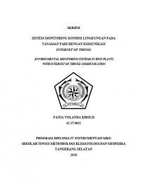 Image of Sistem Monitoring Kondisi Lingkungan Pada Tanaman Padi dengan Komunikasi Internet of Things