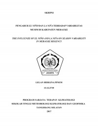 Image of PENGARUH EL NIÑO DAN LA NIÑA TERHADAP VARIABILITAS MUSIM DI KABUPATEN MERAUKE