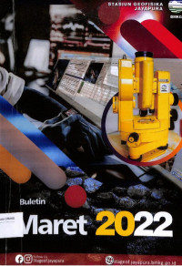 Image of Buletin Maret 2022 Stasiun Geofisika Jayapura