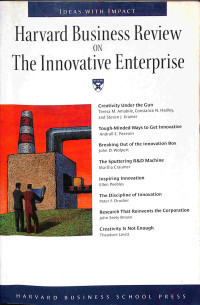 Image of Harvard Business Review On The Innovative Enterprise