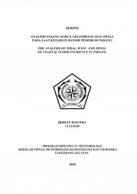 Image of ANALISIS PASANG SURUT, GELOMBANG DAN SWELL PADA SAAT KEJADIAN BANJIR PESISIR DI PADANG
