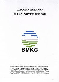 Image of Laporan Bulanan Bulan November 2019