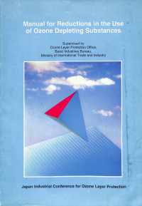 Image of Manual for Reductions in the Use of Ozone Depleting Substances