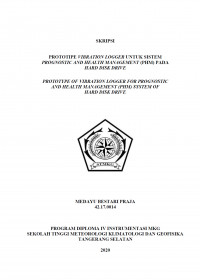 Image of Prototipe Vibration Logger untuk Sistem Prognostic and Health Management (PHM) pada Hard Disk Drive