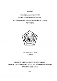 Image of PENGEMBANGAN PROTOTIPE SISTEM PERINGATAN DINI BANJIR