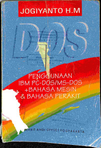 Image of Penggunaan IBM PC-DOS/MS-DOS