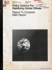 Image of Policy options for stabilizing global climate