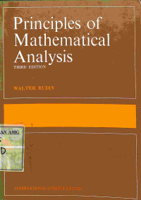 Image of Principles Of Mathematical Analysis