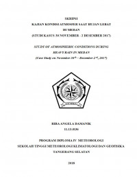 Image of KAJIAN KONDISI ATMOSFER SAAT HUJAN LEBAT DI MEDAN  (STUDI KASUS 30 NOVEMBER - 2 DESEMBER 2017)