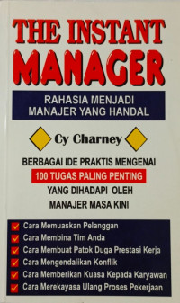 Image of The Instant Manager: Rahasia Menjadi Manajer Yang Handal