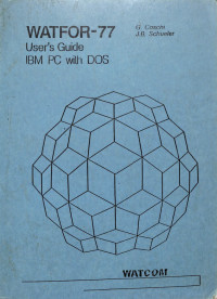 Image of WATFOR-77 User's  Guide IBM PC with DOS