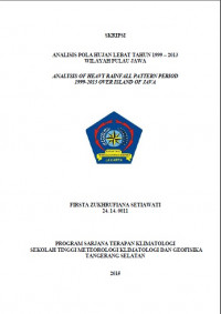 Image of JURNAL ANALISIS POLA HUJAN LEBAT PULAU JAWA
PERIODE 1999-2013