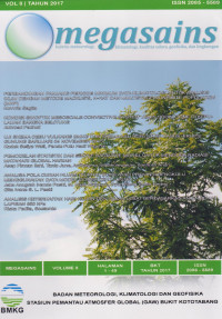 Image of BULETIN MEGASAINS METEOROLOGI, KLIMATOLOGI, KUALITAS UDARA, GEOFISIKA DAN LINGKUNGAN VOL8 TAHUN 2017