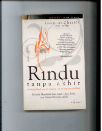 Image of Rindu Tanpa Akhir,Mendidik Jiwa Agar Cinta,Rida, Dan Damai Bersama Allah